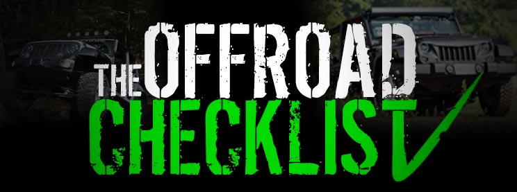 Offroad Checklist site header